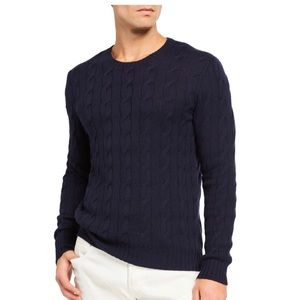 Neiman Marcus 100 % Cashmere Cable Knit Sweater S